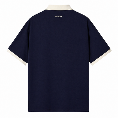 Henova Signature Navy Polo – Timeless Elegance