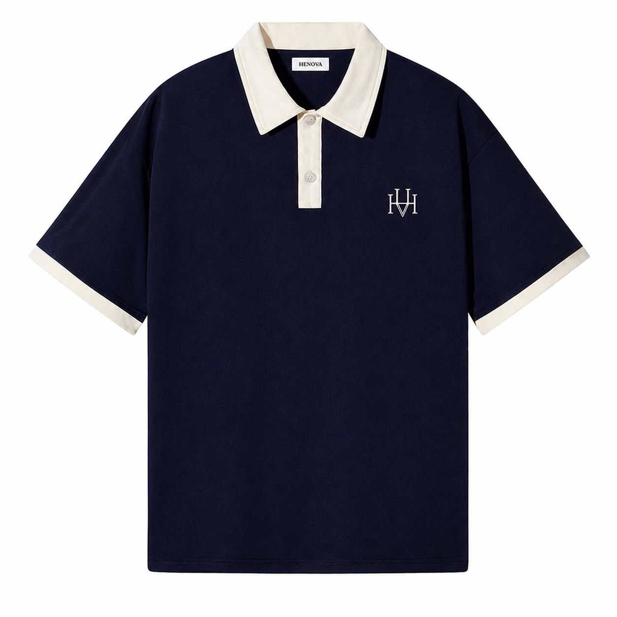 Henova Signature Navy Polo – Timeless Elegance